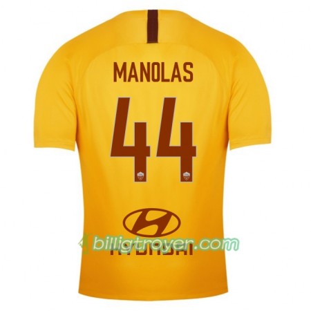 Billige Fotballdrakter AS Roma Manolas 44 Tredjedraktsett 2018/19 Kortermet